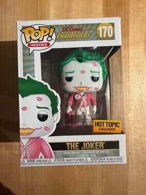 Funko Pop! Heroes DC Comics Bombshells The Joker #170 Hot Topic Exclusive